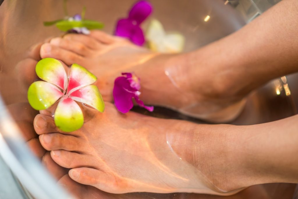 bain massage pied
